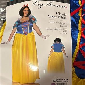 Leg Avenue Snow White Kids Costume - Blue, Yellow, Red